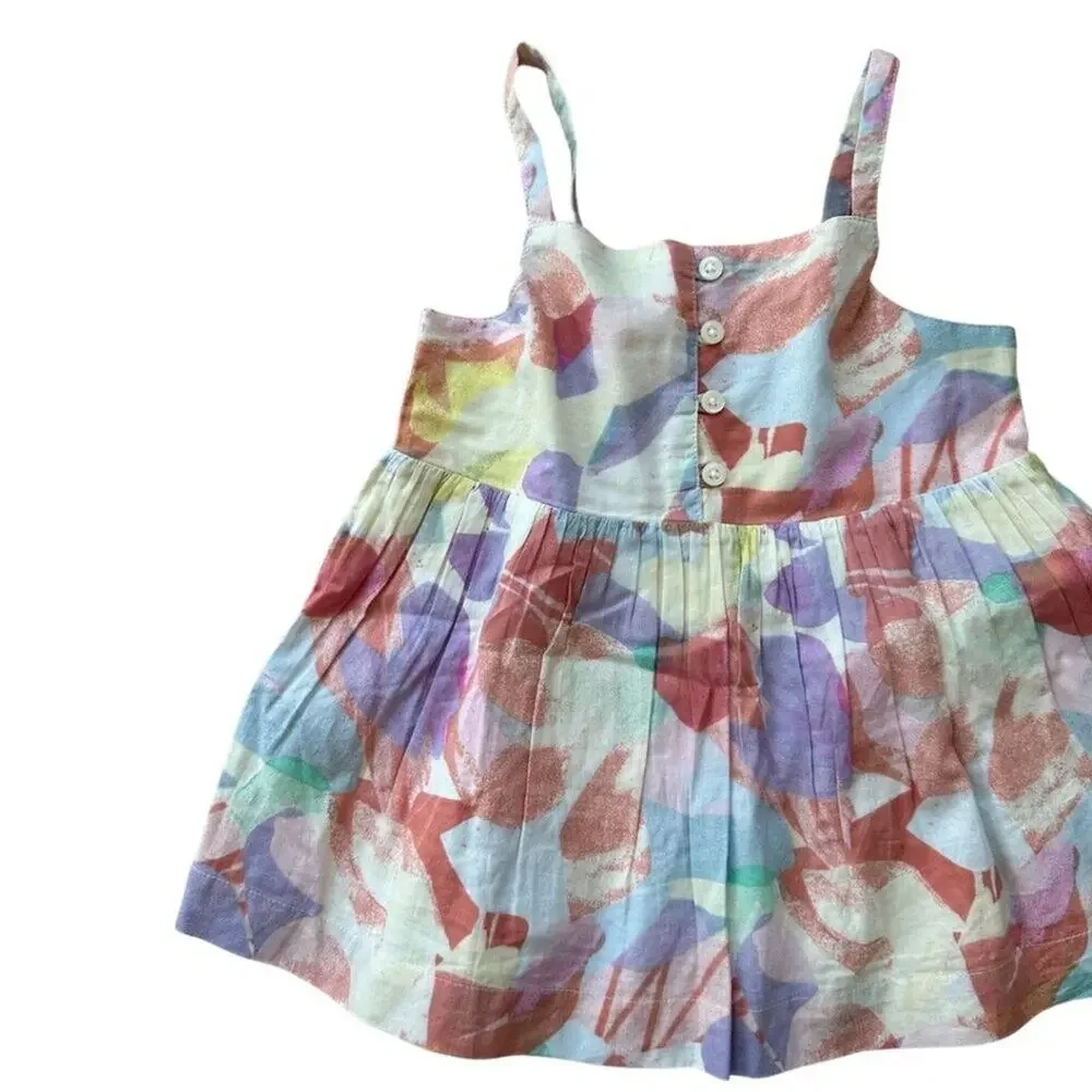 Baby Gap Sleeveless Top Print Lilac, Orange 5T
